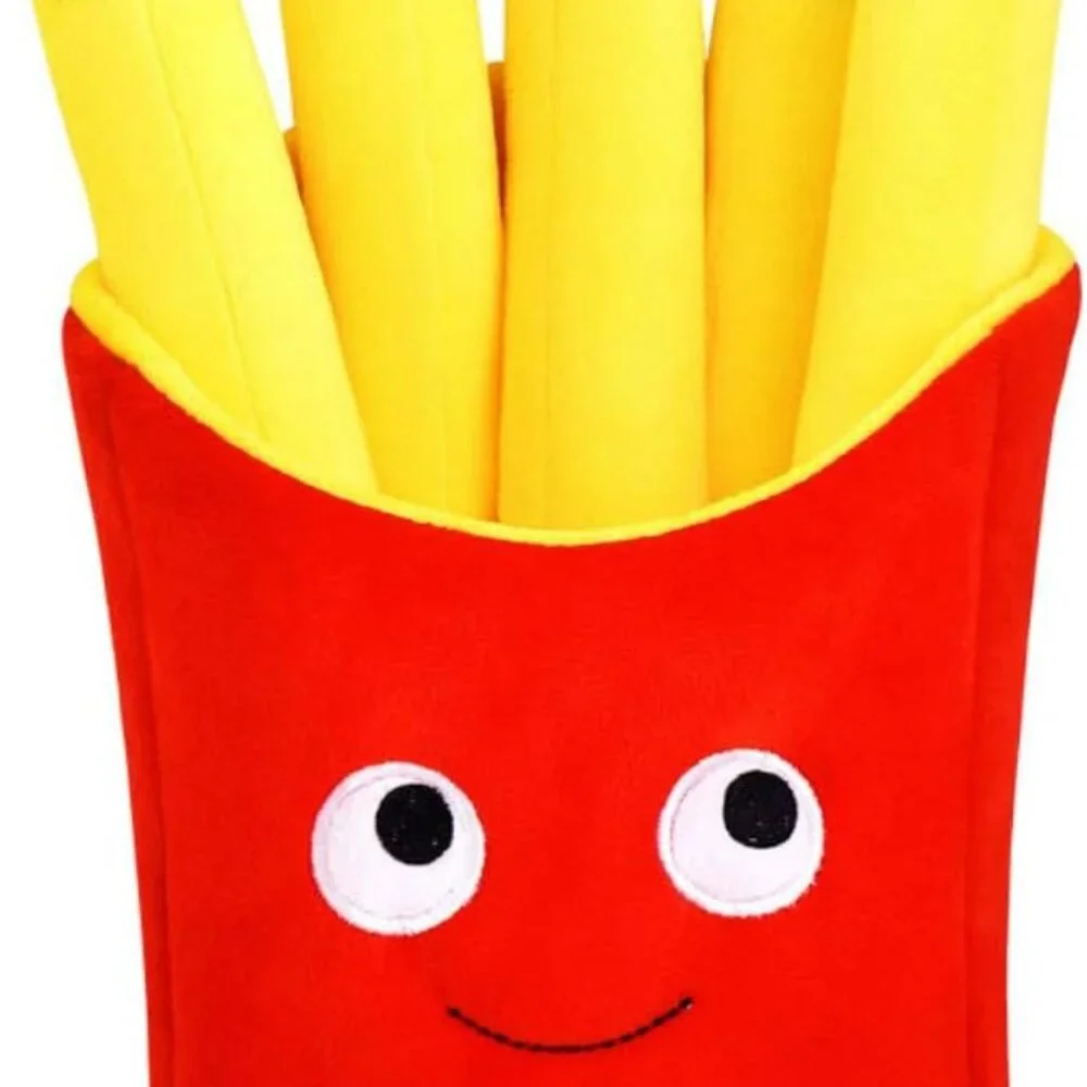 Soft French Fries Plush Toys Lovely Food Stuffed Food Pillow Sofa Pillow - Picture 2 of 6